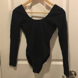 American apparel back scoop bodysuit