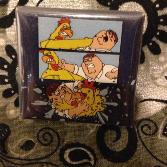 Family guy chicken fight pin