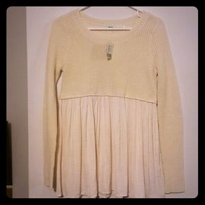 Urban outfitters Kimchi blue ivory sweater