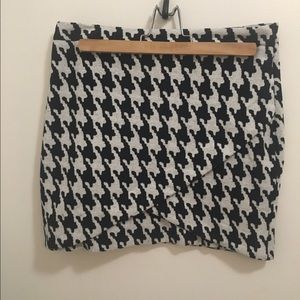 SOLD MNG collection black and white tulip skirt