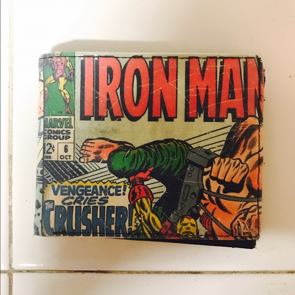 Iron man marvel comics wallet