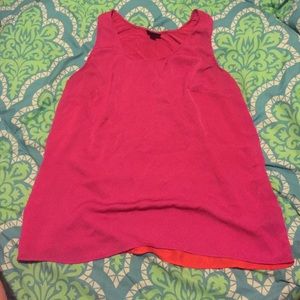 Orange and pink tank top