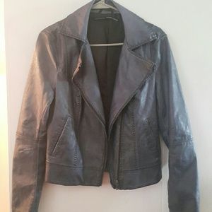 Stradivarius faux leather jacket