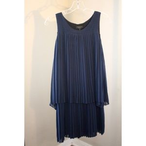 Navy Rag & Bone Pleated Shift Dress | Size 0