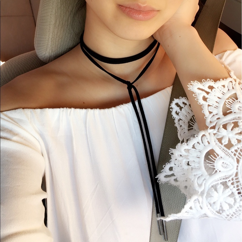 ✨Black Tie Choker Necklace