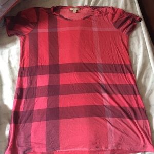 Burberry red shirt