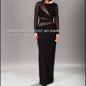 Turn heads with this risqué black dress