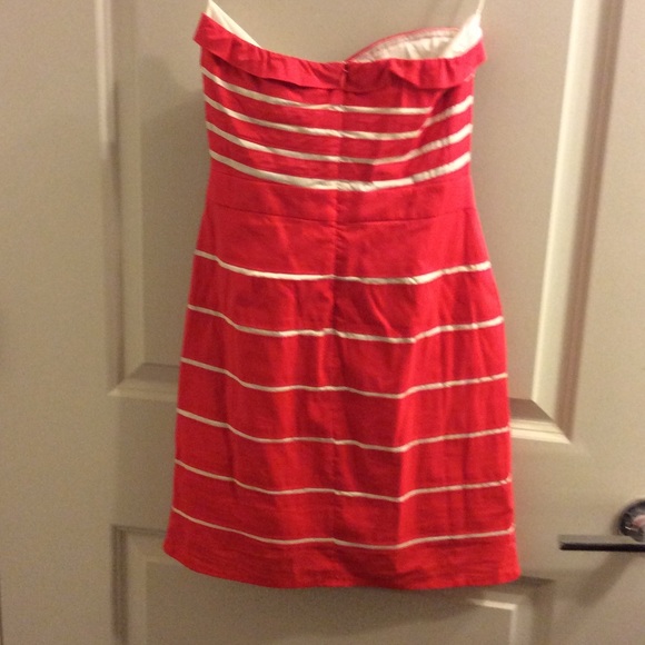 Adorable red and nude dress! - Picture 2 of 4