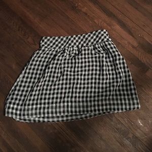 Checkered Skirt