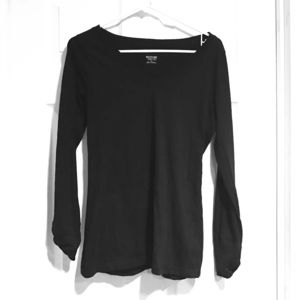 Mossimo basic black long sleeve tee