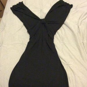 Twist front and back little black dress!