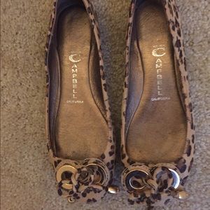 Jeffrey Campbell Leopard Print Ballet Flats Size 7