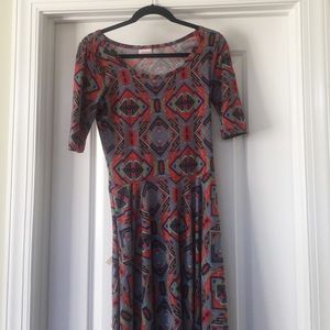 LuLaRoe Nicole Dress Sz s