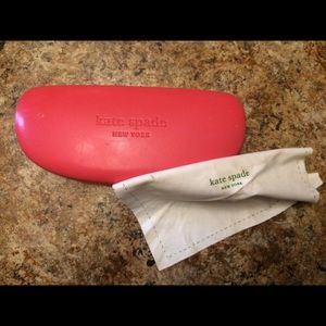 Kate Spade Hard Shell pink/peach sunglasses case