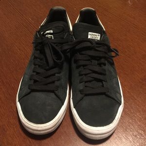 Adidas Stan Smith in Black Suede