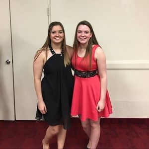 Black Halter Formal Dress