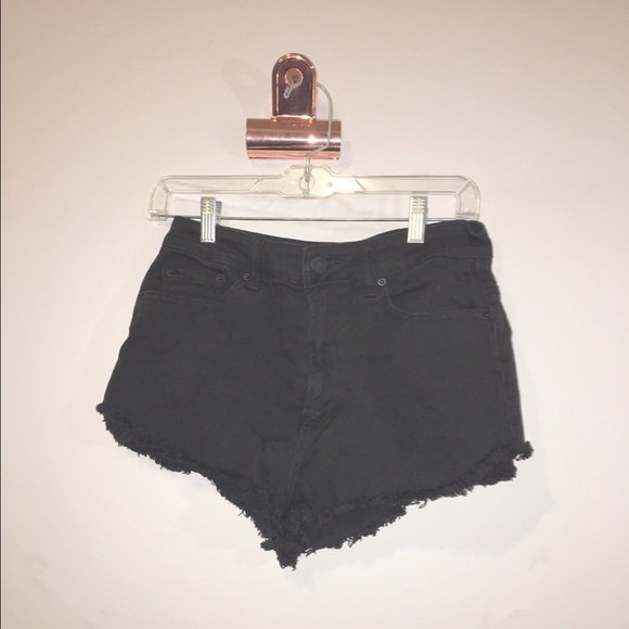 BDG Pants - BDG black, destroyed shorts