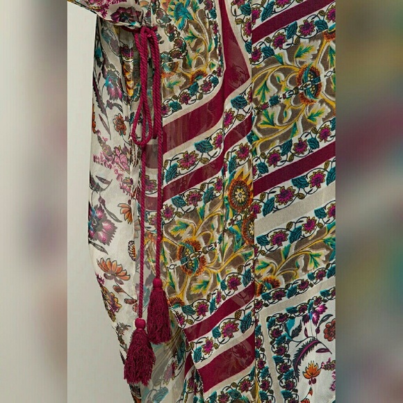 Bohemian floral print Kimono - Picture 3 of 4