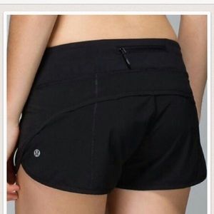 Lululemon black running shorts. EUC condition