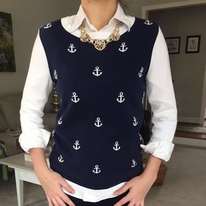 Tommy Hilfiger Anchor Print Lightweight Sweater