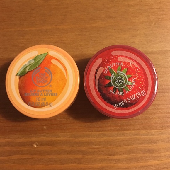Body Shop Lip Butter Set of 2