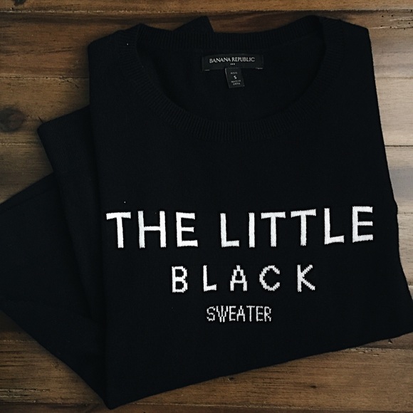 Banana Republic "Little Black Sweater"