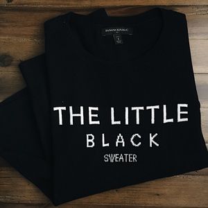 Banana Republic "Little Black Sweater"