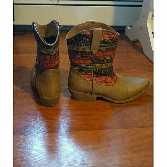 Multicolor cowboy boots - Picture 2 of 2