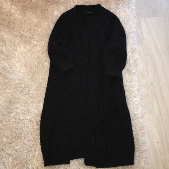 Over sized black cardigan