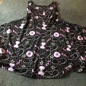 Kawaiigoods eyeball bone bat creepy cute skater