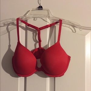 PINK red bra