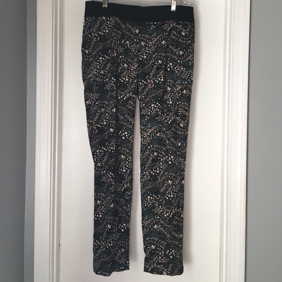 Loft silk ankle pants