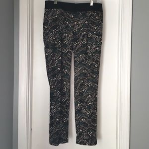 Loft silk ankle pants