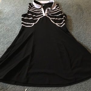 Lace ribcage dress
