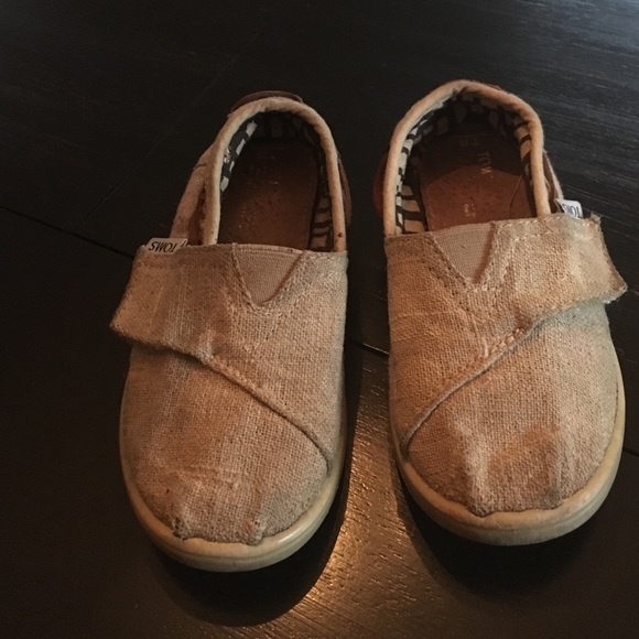 Tom's- canvas toddler boy size 10
