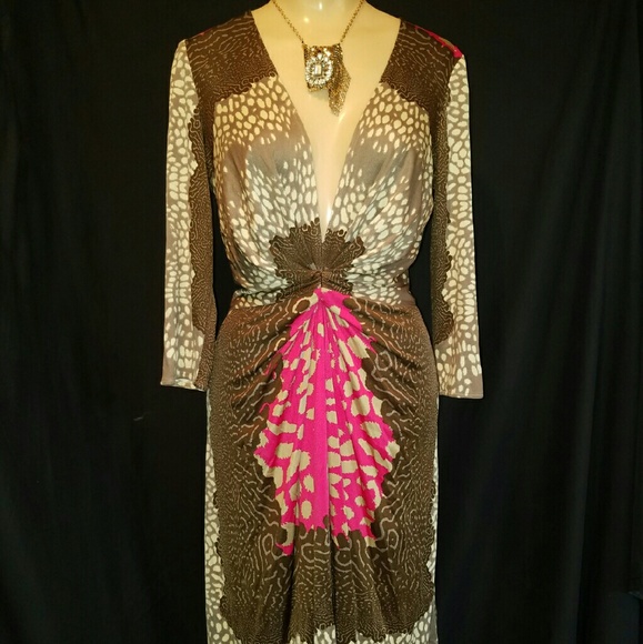 ISSA LONDON UK 12 US 8 100% JERSEY SILK