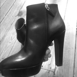 Ralph Lauren genuine leather black boots