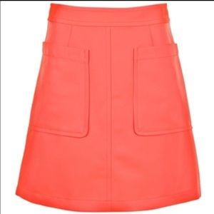 Marc Jacobs Neon A-line Skirt