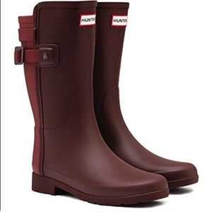 NEW Hunter Boots - Burgundy