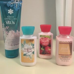 Bath & Body Works lotion bundle