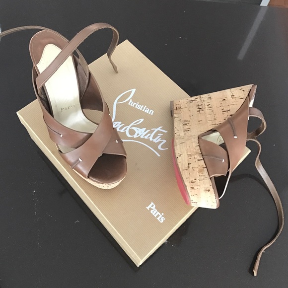 Christian Louboutin Shoes - Christian Louboutin Cork wedges size 39