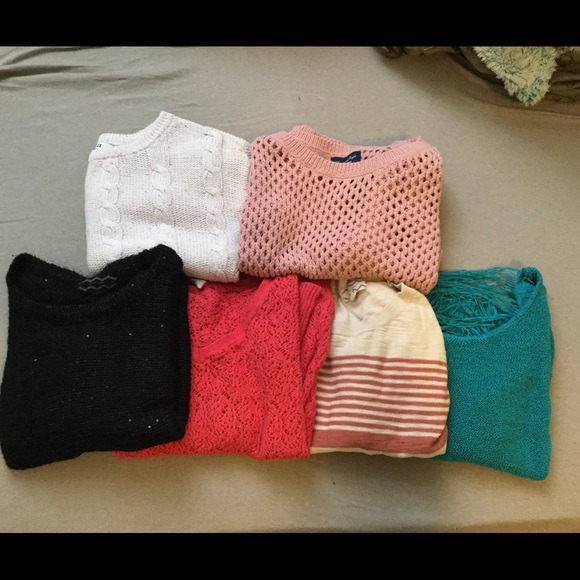 Bundle deal! 6 barely worn sweaters
