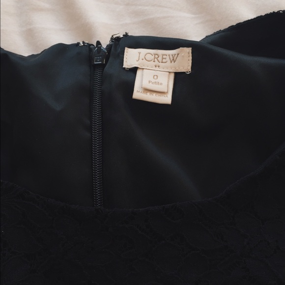 J. CREW Black Lace dress - Picture 2 of 2