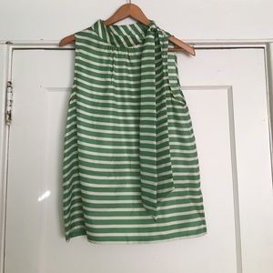 anthropologie silk top