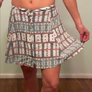 Native American Design Skirt Size M