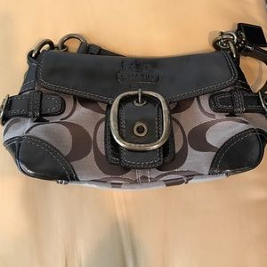 Coach Monogram bag - dark military green/grown