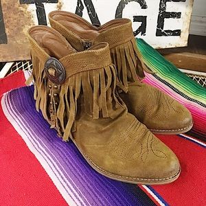Sam Edelman Fringe booties