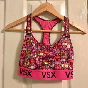 VSX Pink Sports Bra Size M