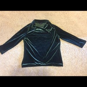 Lands End Velour Sweater