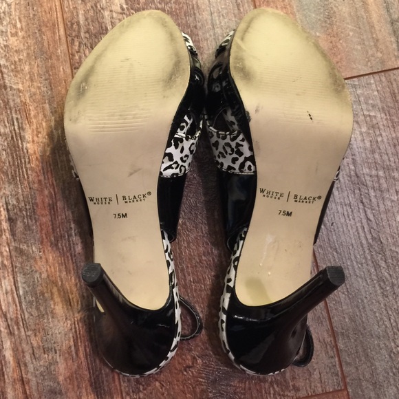 White House Black Market Stilettos Leopard Print - Picture 2 of 3